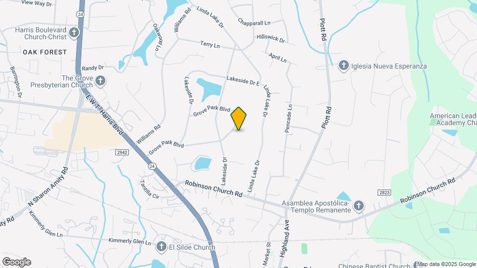 6316 Grove Park Blvd Map and Location Details