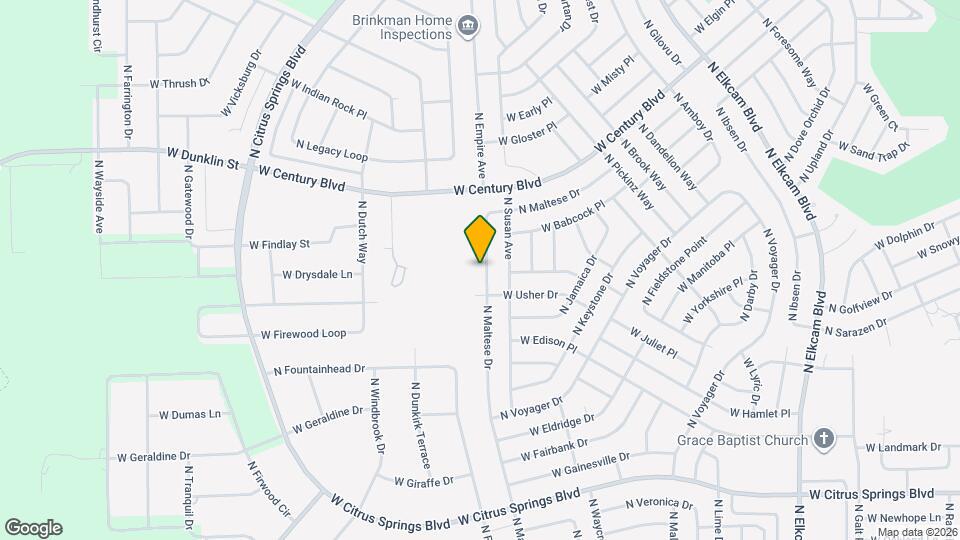 7938 N Maltese Dr Map and Location Details