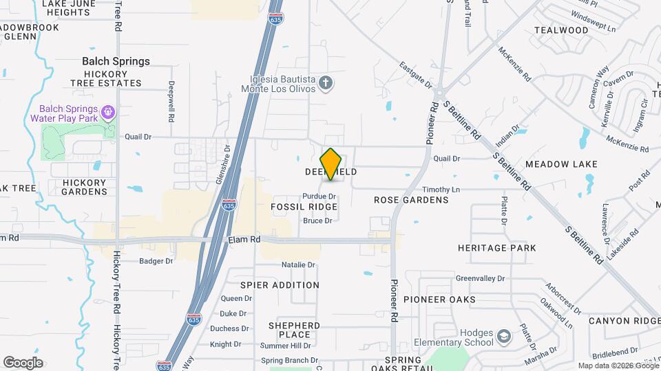 12812 Dove Field Ln Map and Location Details