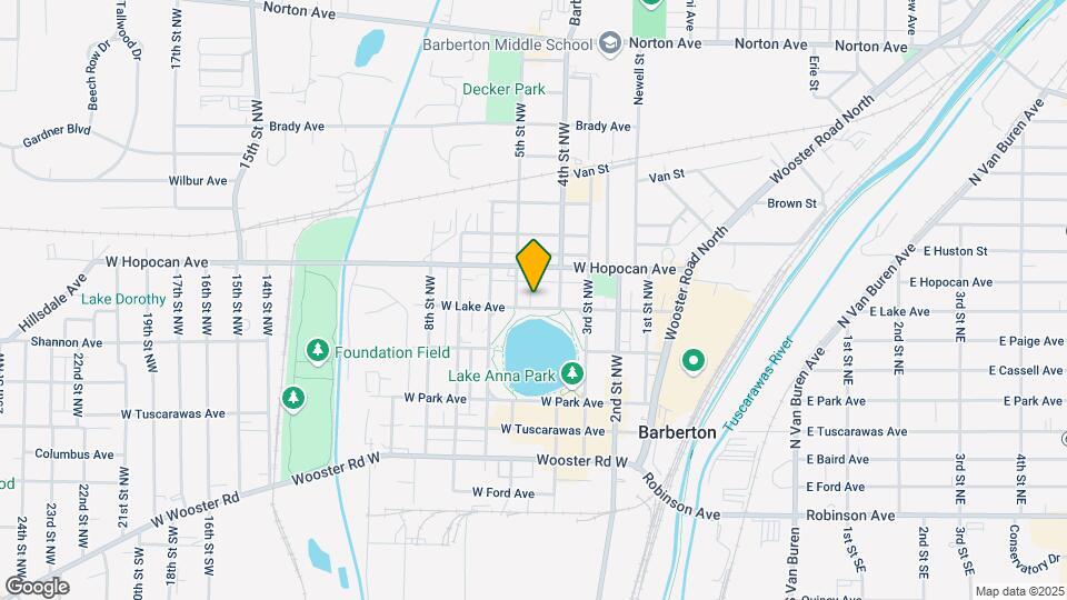 577 W Lake Ave Map and Location Details