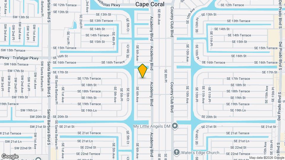 612 SE 17th Terrace Map and Location Details