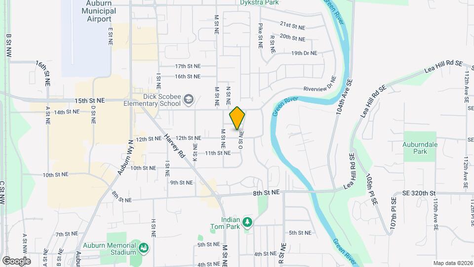 1413 12th St NE Map and Location Details