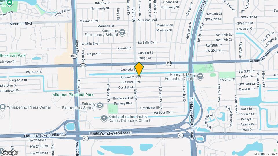 7648 Alhambra Blvd Map and Location Details