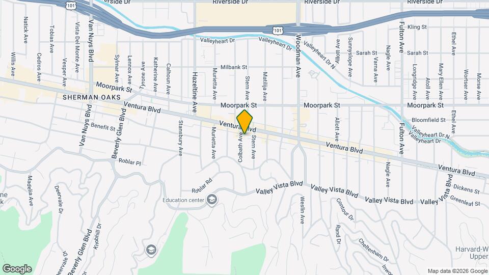 4268 Colbath Ave Map and Location Details