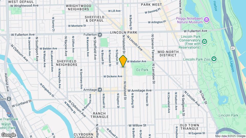 2130 N Halsted St, Unit 2F Mapa y Detalles de la Ubicación