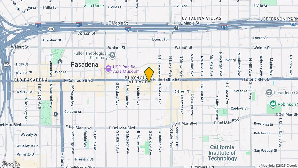 Archstone Pasadena Mapa y Detalles de la Ubicación