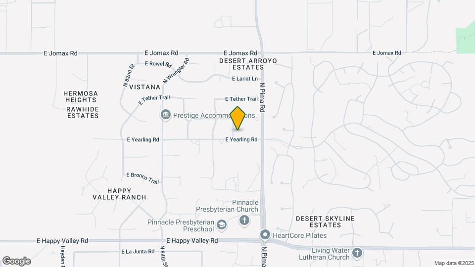 25805 N Chisum Trail Map and Location Details