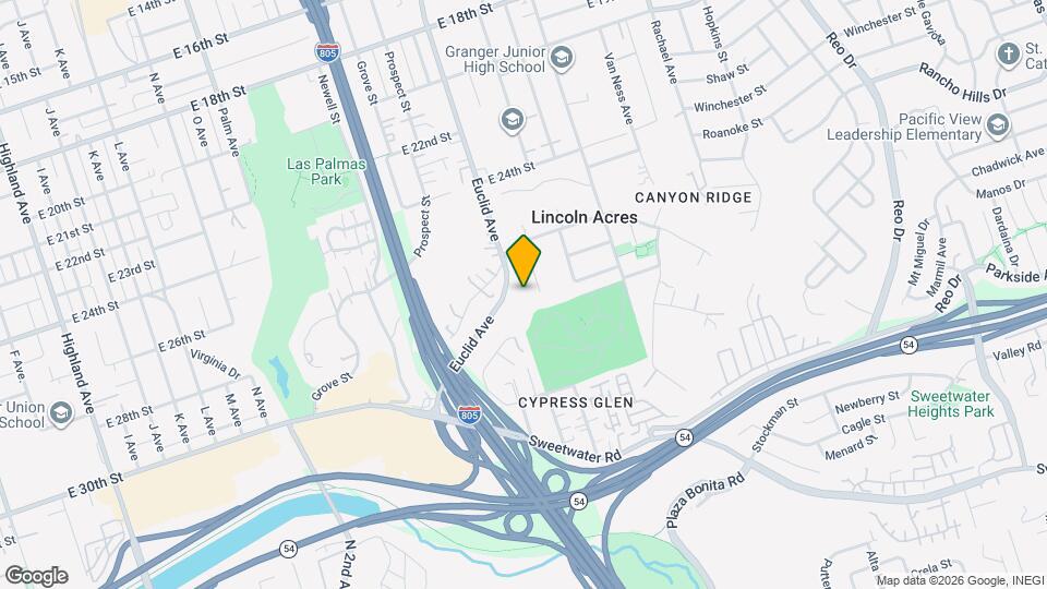 Euclid Apartments Map and Location Details