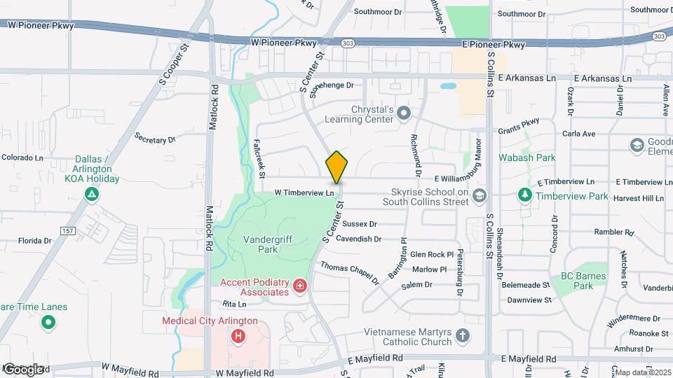 103 W Timberview Ln Map and Location Details