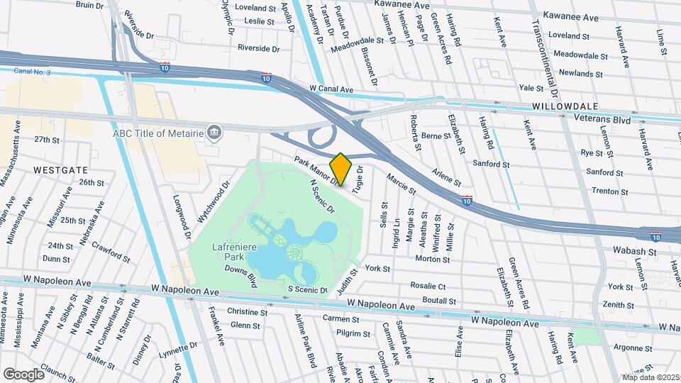 6456 Park Manor Dr Map and Location Details