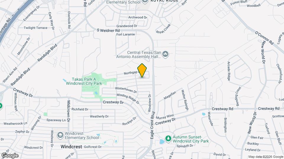 6010 Windhaven Dr Map and Location Details