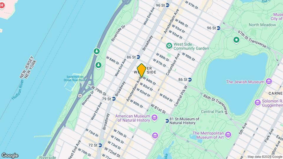 491 Amsterdam Ave Map and Location Details