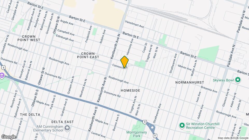 153 Cameron Ave N Map and Location Details