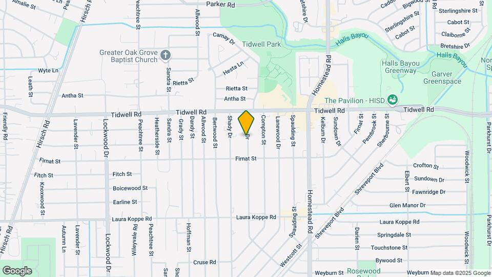 9325 Camay Dr Map and Location Details
