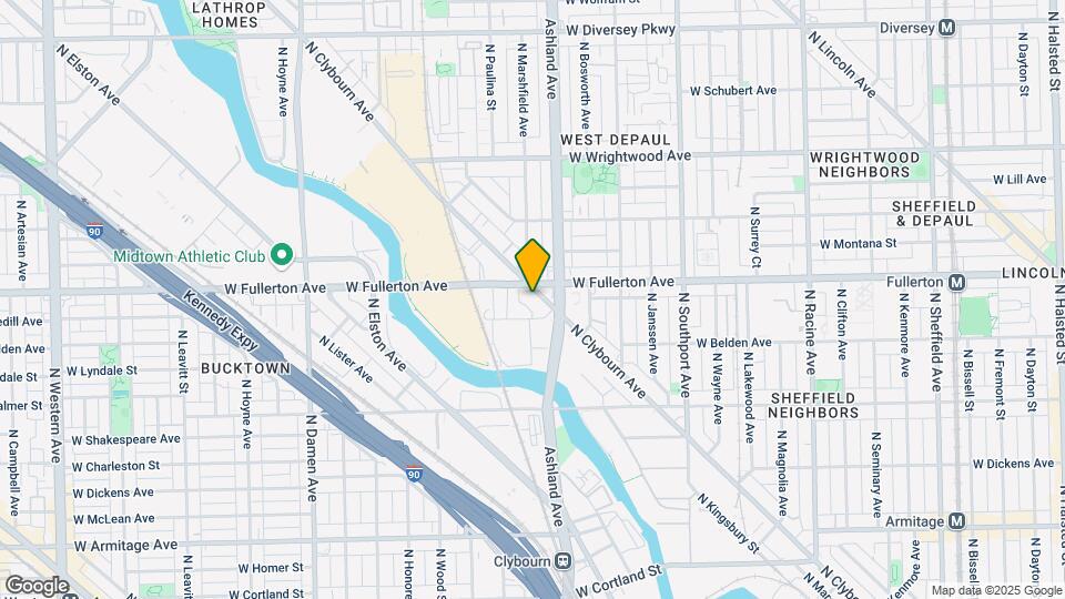 2362 N Clybourn Ave, Unit 2R Map and Location Details