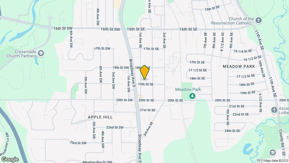 115 19th St. SE Map and Location Details