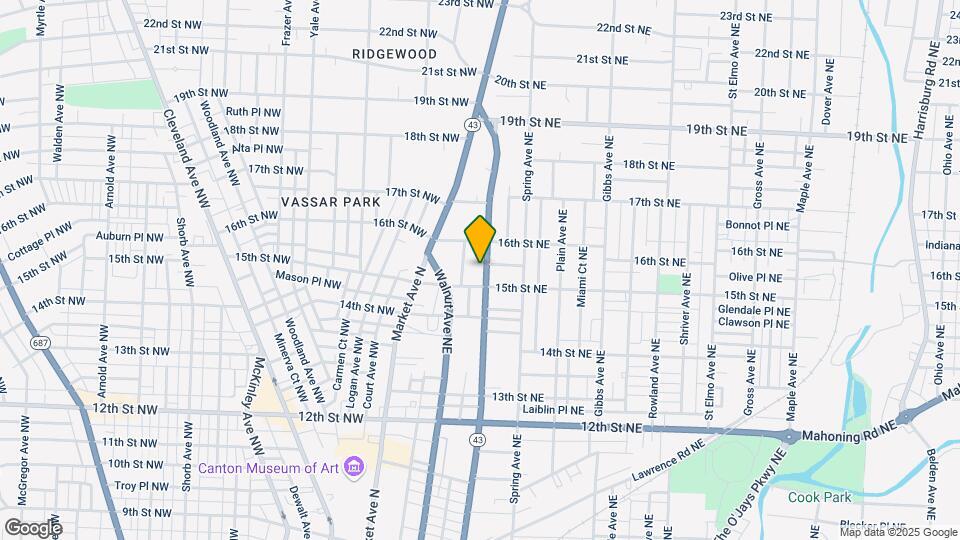 1517 Cherry Ave NE Map and Location Details