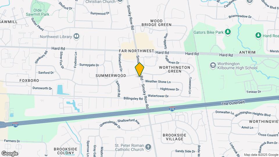 1909 Sawbury Blvd Map and Location Details