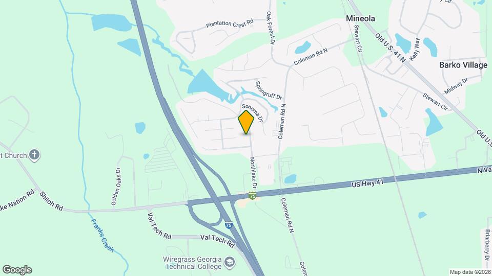 4017 Northlake Dr Map and Location Details