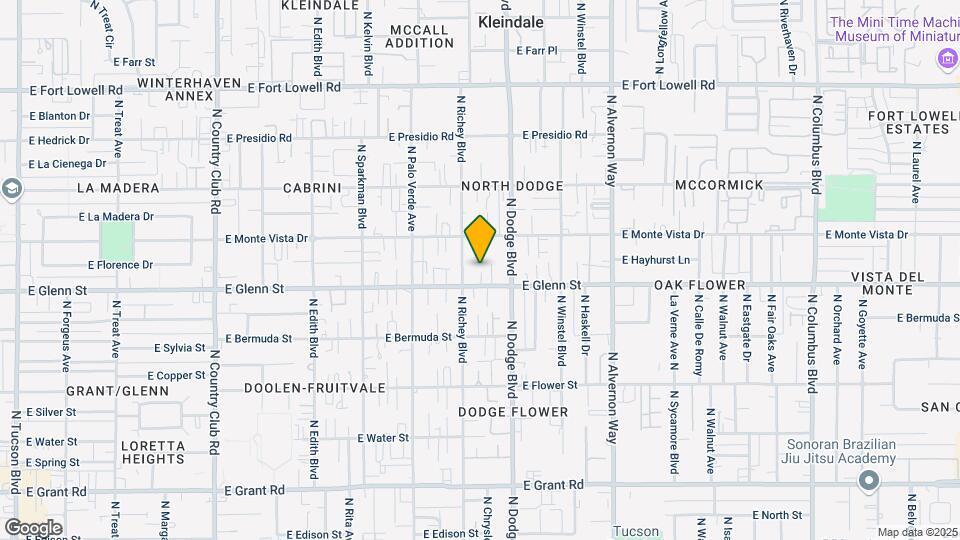 3611 E Glenn St Map and Location Details