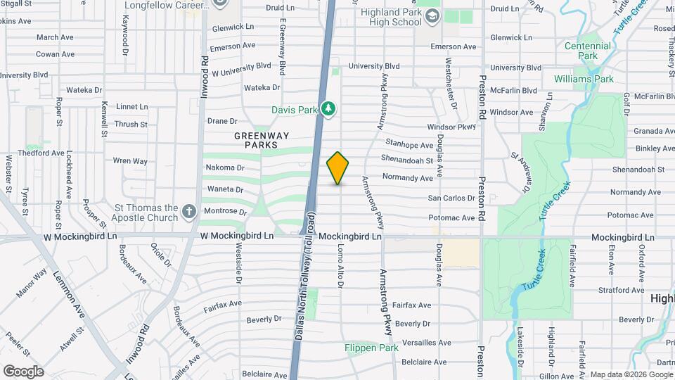 4500 San Carlos Dr Mapa y Detalles de la Ubicación