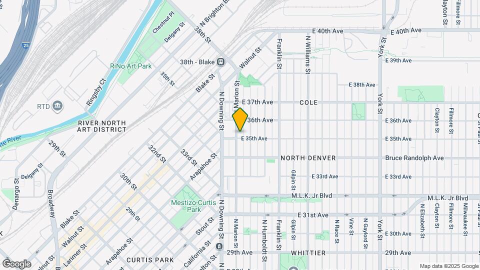 3510 N Marion St Map and Location Details