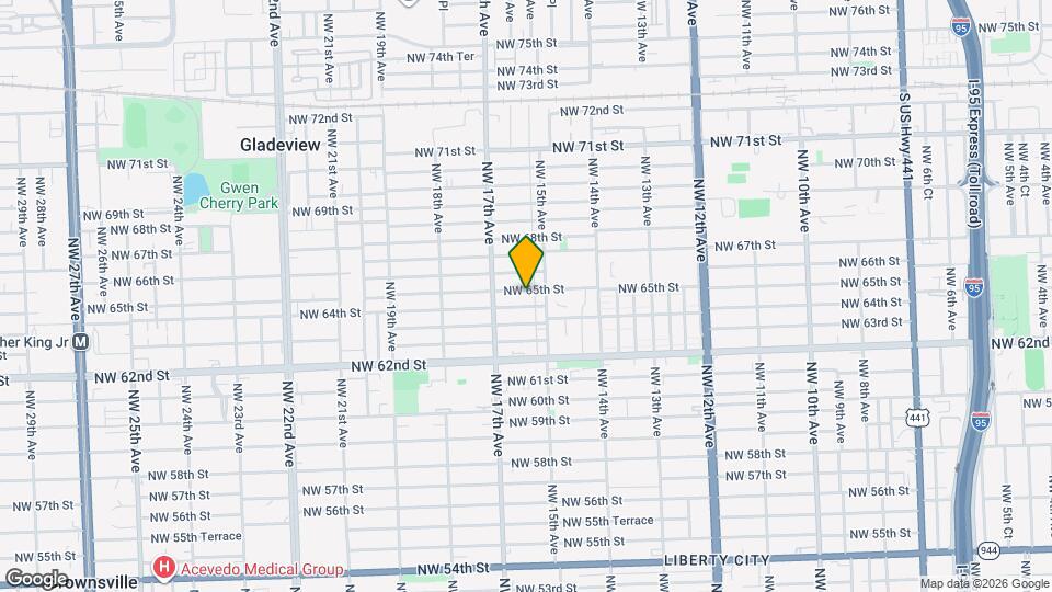 1518 NW 65th St Map and Location Details