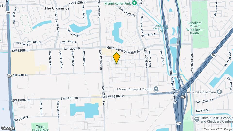 12490 SW 123rd St Map and Location Details