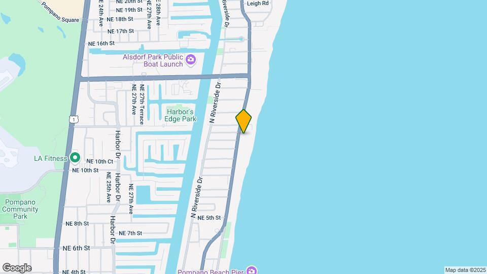 820 N Ocean Blvd Map and Location Details