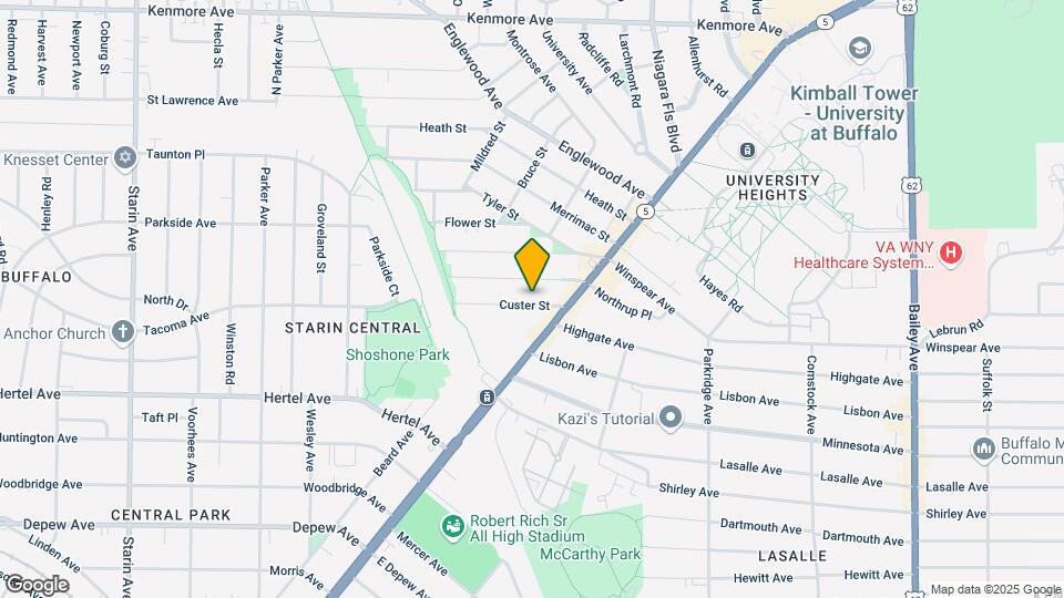 31 Custer St-Unit -Upper Map and Location Details
