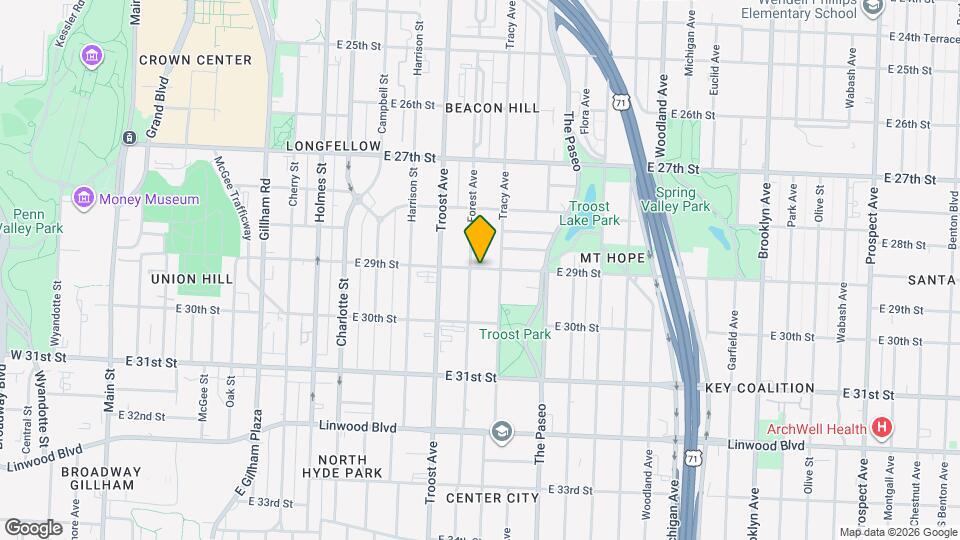 1229 E 29th St Mapa y Detalles de la Ubicación