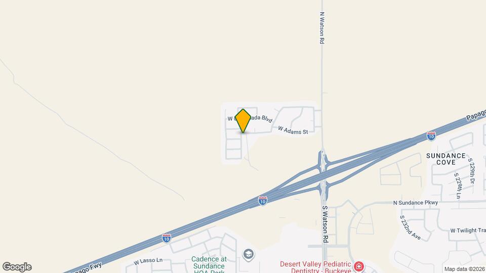 23809 W Adams St Map and Location Details