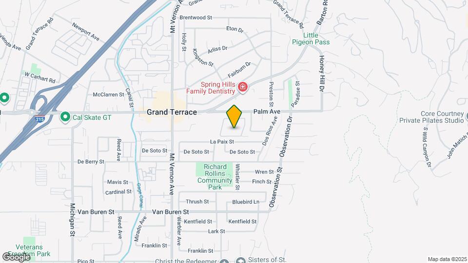 22745 Palm Ave Map and Location Details