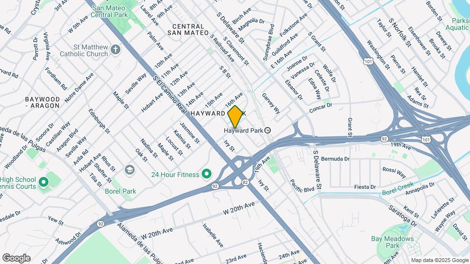1705 Palm Ave Map and Location Details