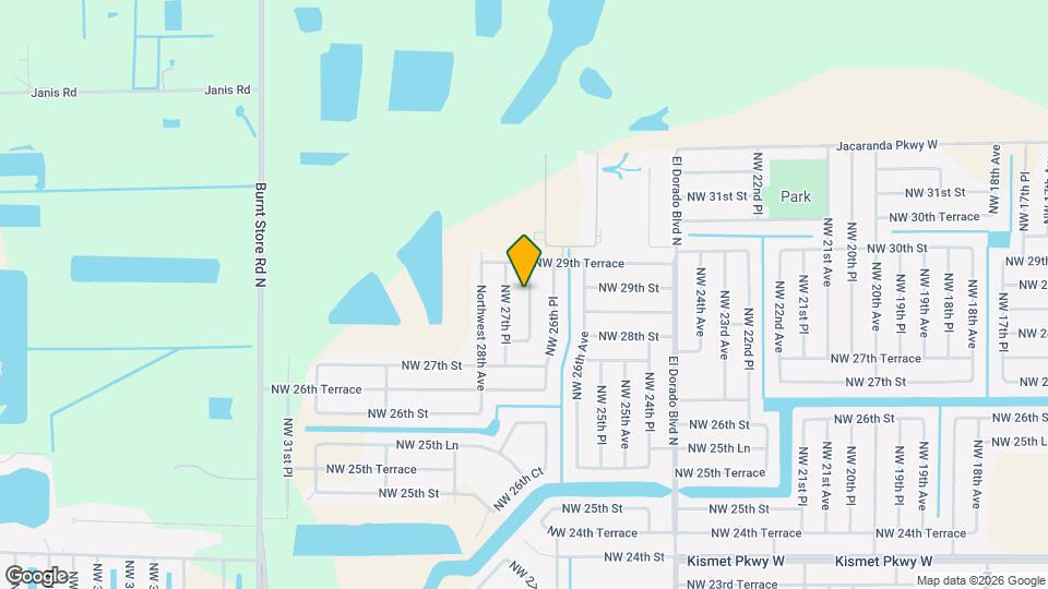 2828 NW 27th Pl Map and Location Details