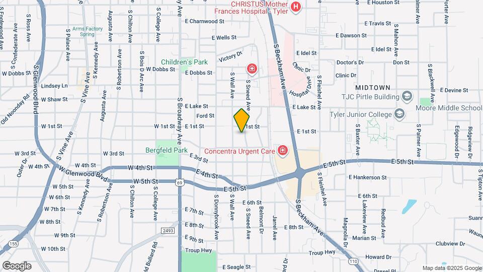 1317 S Sneed Ave Map and Location Details