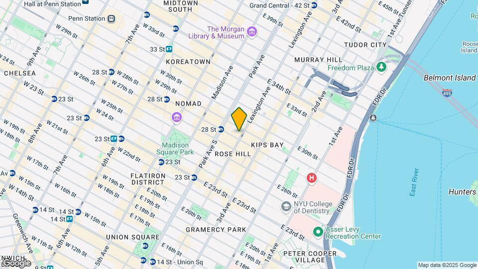 126 Lexington Ave Map and Location Details