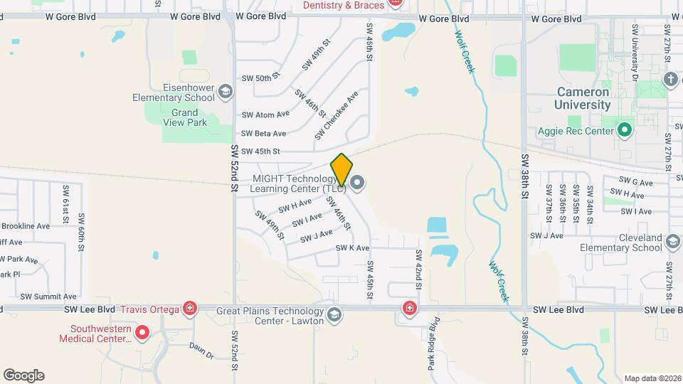 709 SW 45th St Map and Location Details