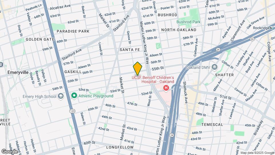 844 54th St Map and Location Details