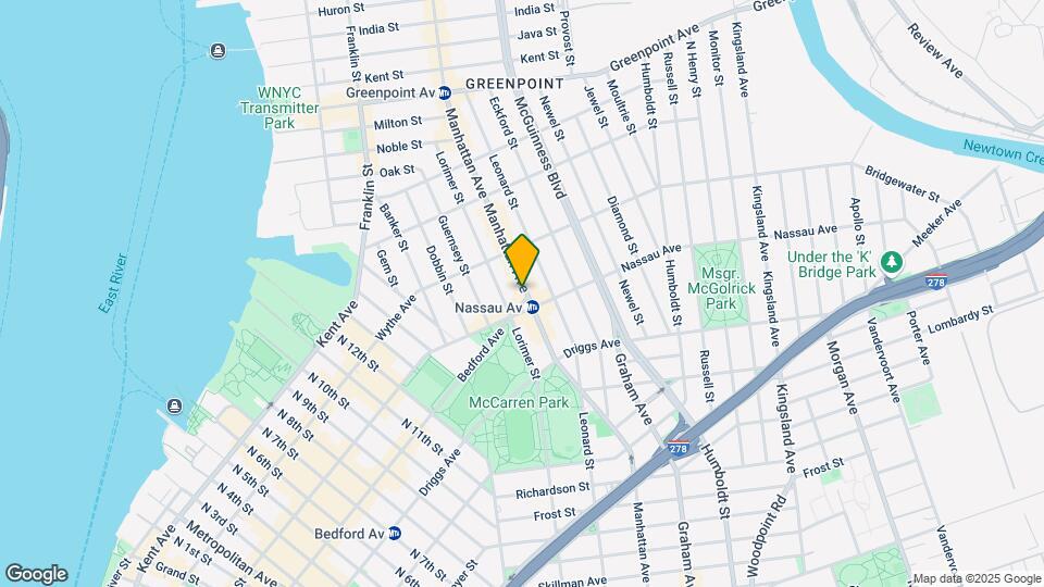 649 Manhattan Ave Mapa y Detalles de la Ubicación