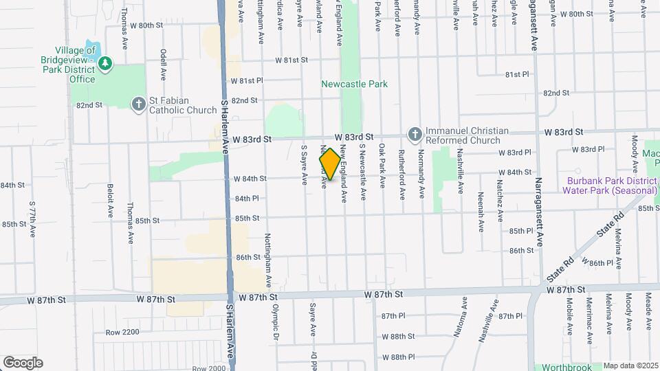 8409 Newland Ave Map and Location Details