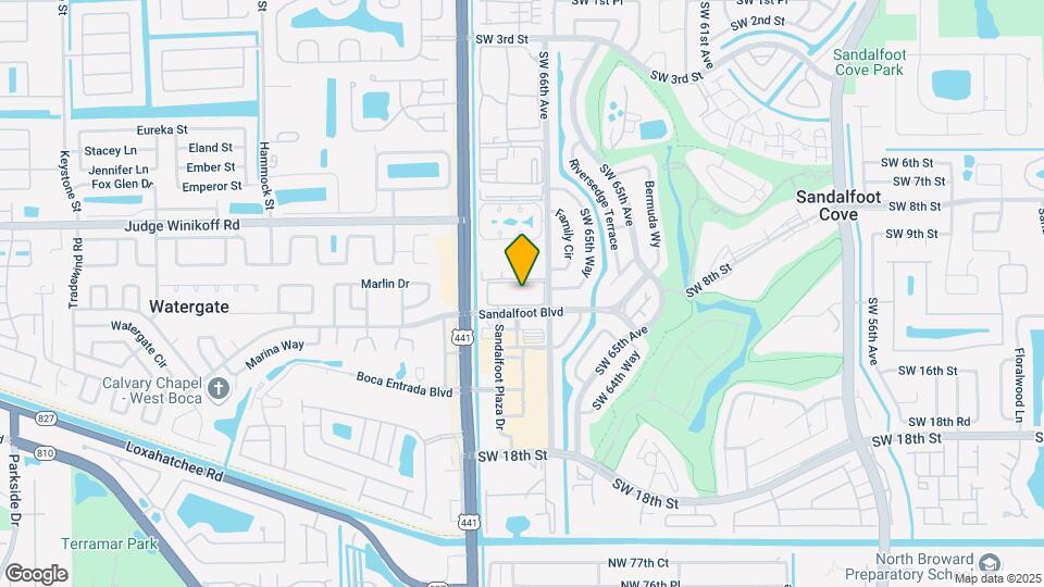 9911 Sandalfoot Blvd Map and Location Details