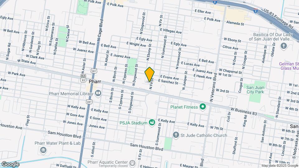101 N Fir St Map and Location Details