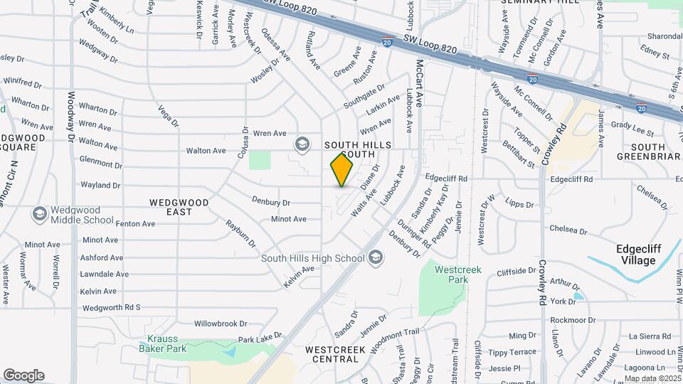 5962 Westcreek Dr Map and Location Details