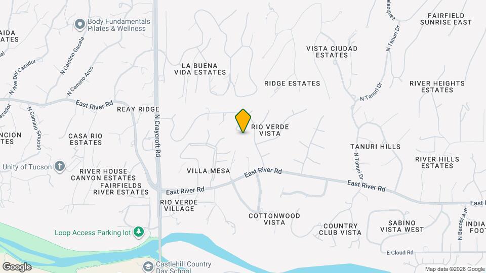 3901 N Vista De La Cima Map and Location Details