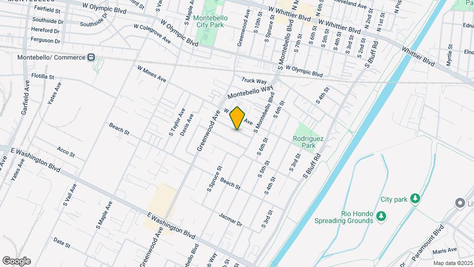 825 San Marino Ave Map and Location Details