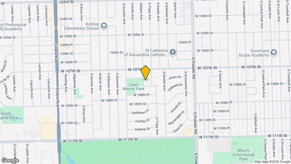 10737 Kildare Ave Map and Location Details