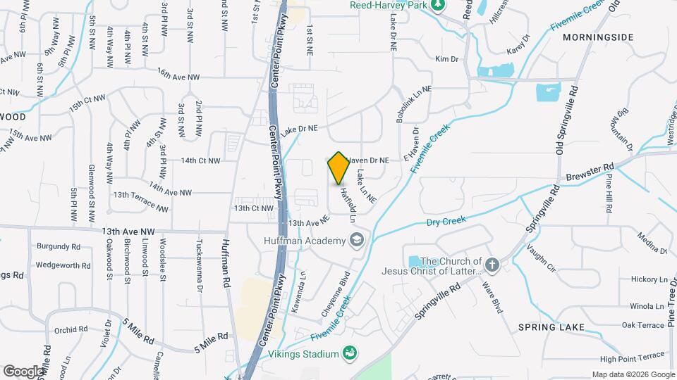 1328 Hatfield Ln Mapa y Detalles de la Ubicación