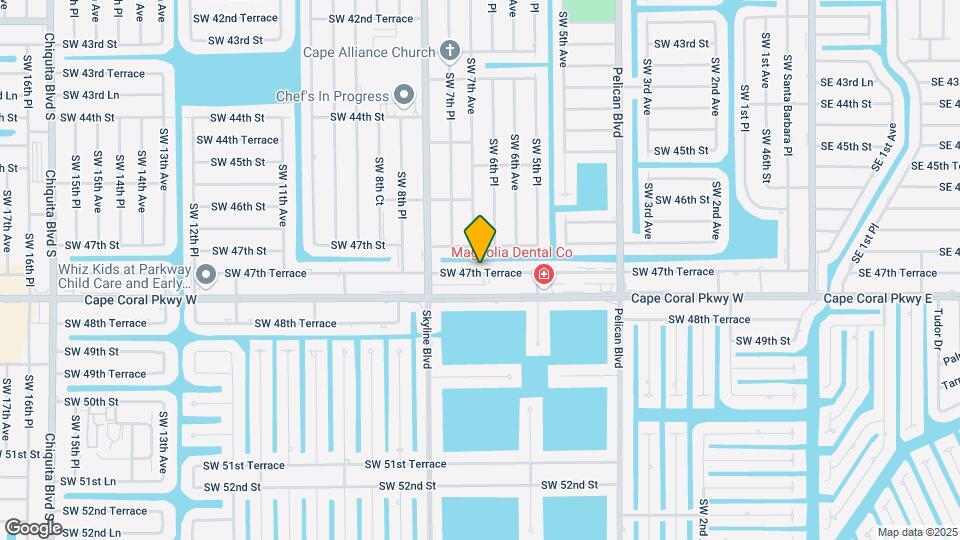 713 SW 47th Terrace Map and Location Details
