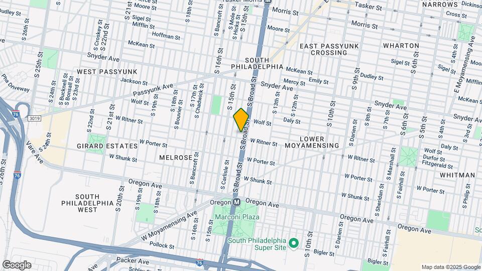 2338 S Broad St Map and Location Details